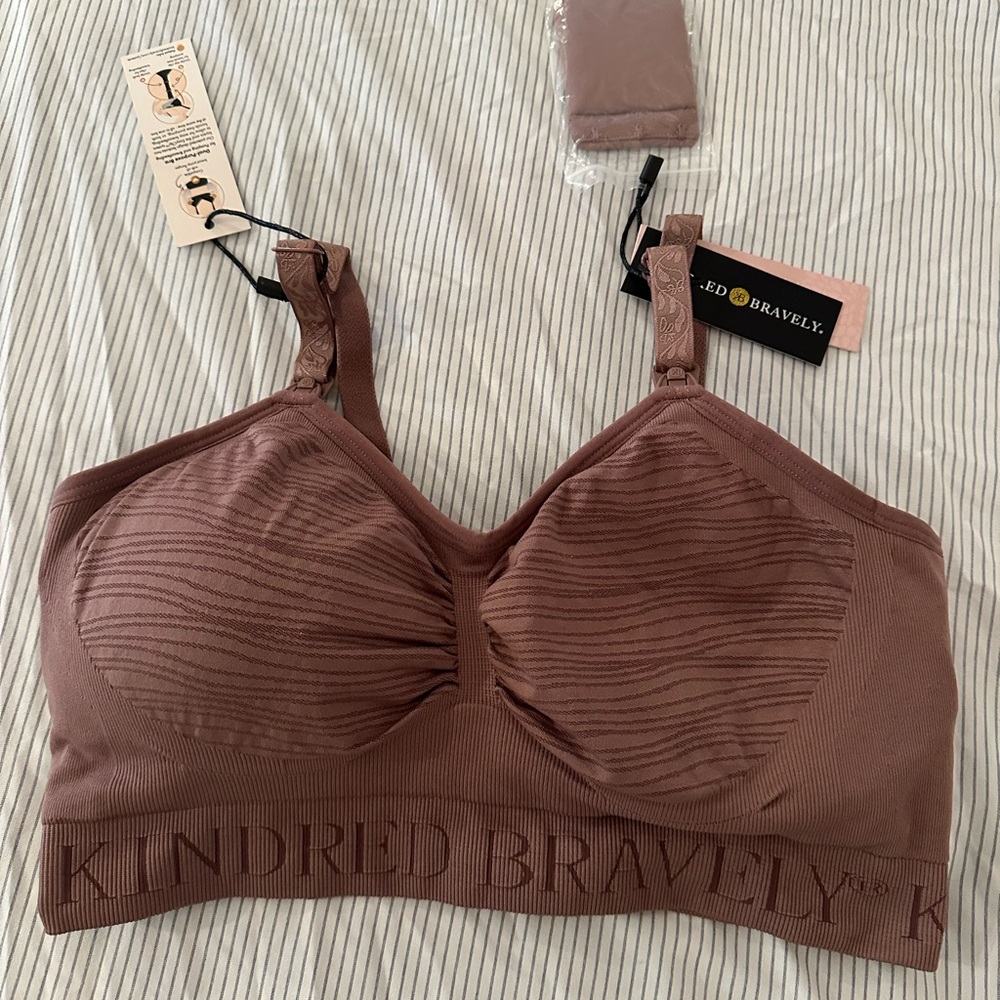 Kindred Bravely Women's Brown Nursing Bra